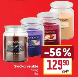 Billa Provence svíčka ve skle nabídka