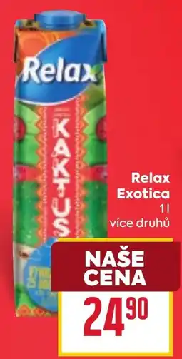 Billa Relax Exotica nabídka