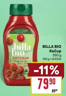 Billa billa bio kečup nabídka