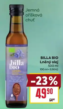Billa Billabio lněný olej nabídka