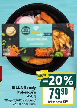 Billa Billa ready poké kuře nabídka