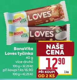 Billa BonaVita Loves tyčinka nabídka