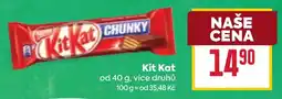 Billa Kit Kat nabídka