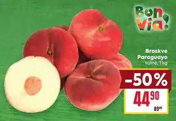 Billa Bon Via! Broskve Paraguayo nabídka