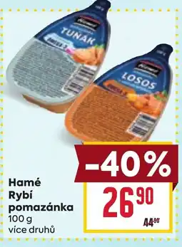 Billa Hamé rybí pomazánka nabídka