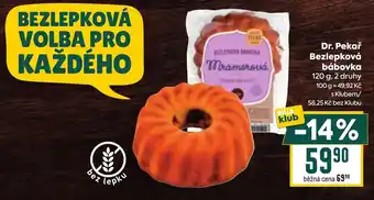 Billa Dr. Pekař bezlepková bábovka nabídka