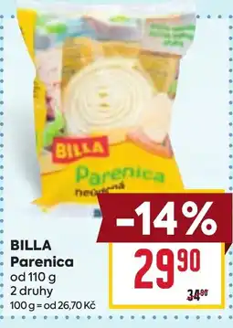 Billa BillA Parenica nabídka