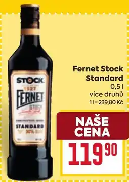 Billa Fernet Stock Standard nabídka