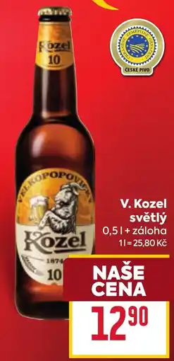Billa V. Kozel světlý nabídka