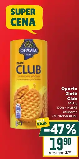 Billa Opavia Zlaté Club nabídka