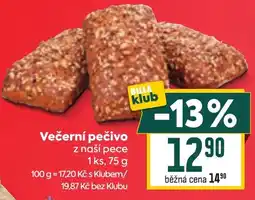 Billa Billa večerní pečivo nabídka