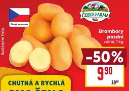 Billa Česká farma brambory pozdní volné nabídka
