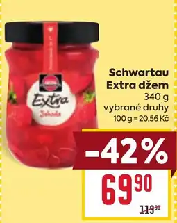 Billa Schwartau Extra džem nabídka