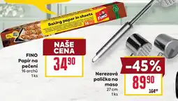 Billa Fino papír na pečení nabídka