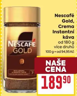 Billa Nescafé Gold nabídka