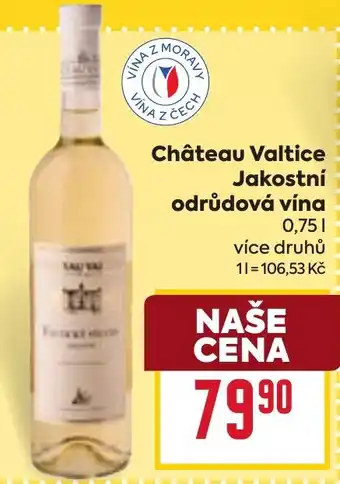 Billa Château Valtice Jakostní odrůdová vína nabídka