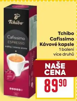 Billa Tchibo Cafissimo Kávové kapsle nabídka