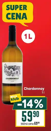 Billa Chardonnay nabídka