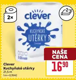 Billa Clever kuchyňské utěrky nabídka