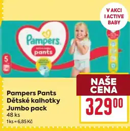 Billa Pampers Pants Dětské kalhotky nabídka