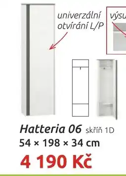 Nábytkáři Čech a Moravy Hatteria 06 skříně 1D nabídka