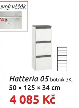 Nábytkáři Čech a Moravy Hatteria 05 botník 3K nabídka
