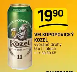 Flop Velkopopovický Kozel nabídka