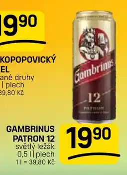Flop Gambrinus patron 12 nabídka