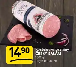Flop Kostelecké uzeniny Český salám nabídka