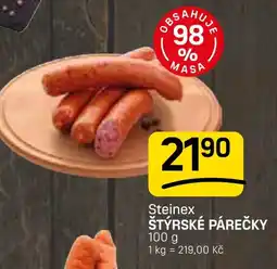 Flop Steinex štýrské párečky nabídka