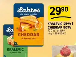 Flop Laktos cheddar plátkový sýr nabídka