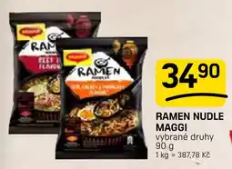 Flop Ramen nudle maggi nabídka