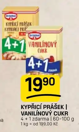 Flop De Dolina kypřicí prášek | vanilínový cukr nabídka