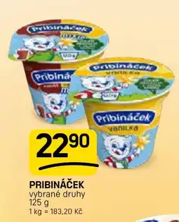 Flop Pribináček vybrané druhy nabídka