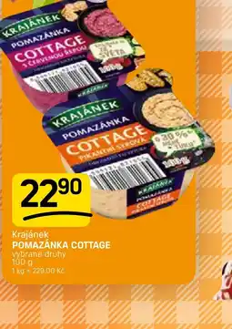 Flop Krajánek pomazánka cottage vybrané druhy nabídka