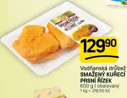 Flop Vodňanská drůbež smažený kuřecí prsní řízek nabídka