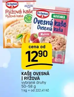 Flop Dr Oetker kaše ovesná | rýžová nabídka