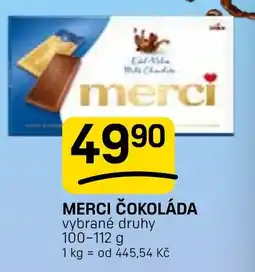 Flop Merci čokoláda nabídka