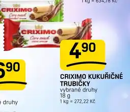 Flop Criximo kukuřičné trubičky nabídka