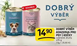 Flop Dobrý výběr konzerva pro psy | kočky nabídka