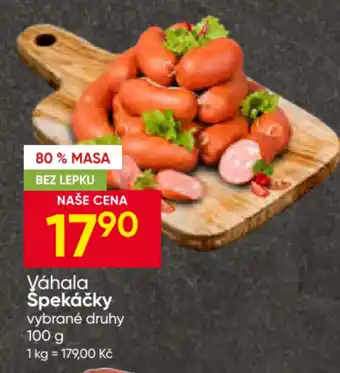 Váhala špekáčky