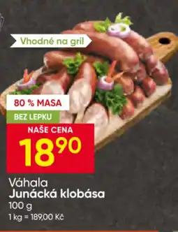 Hruška Váhala junácká klobása nabídka