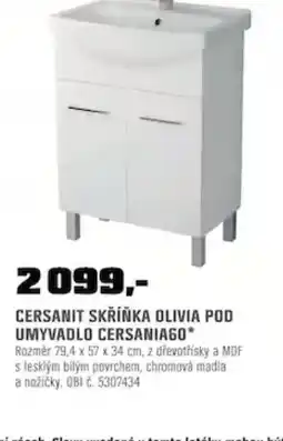 OBI Cersanit skříňka olivia pod umyvadlo cersaniago* nabídka