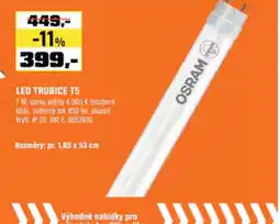 OBI Osram led trubice t5 nabídka