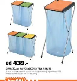 OBI Gimi stojan na odpadkové pytle nature nabídka