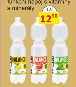 BENE Nápoje Balance nabídka