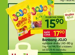 Hruška Bonbony JOJO nabídka