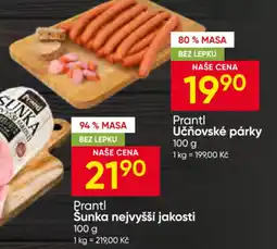 Hruška Prantl Učňovské párky nabídka