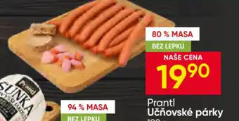 Hruška Prantl Učňovské párky nabídka
