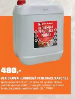 OBI Den Braven hloubková penetrace nano nabídka